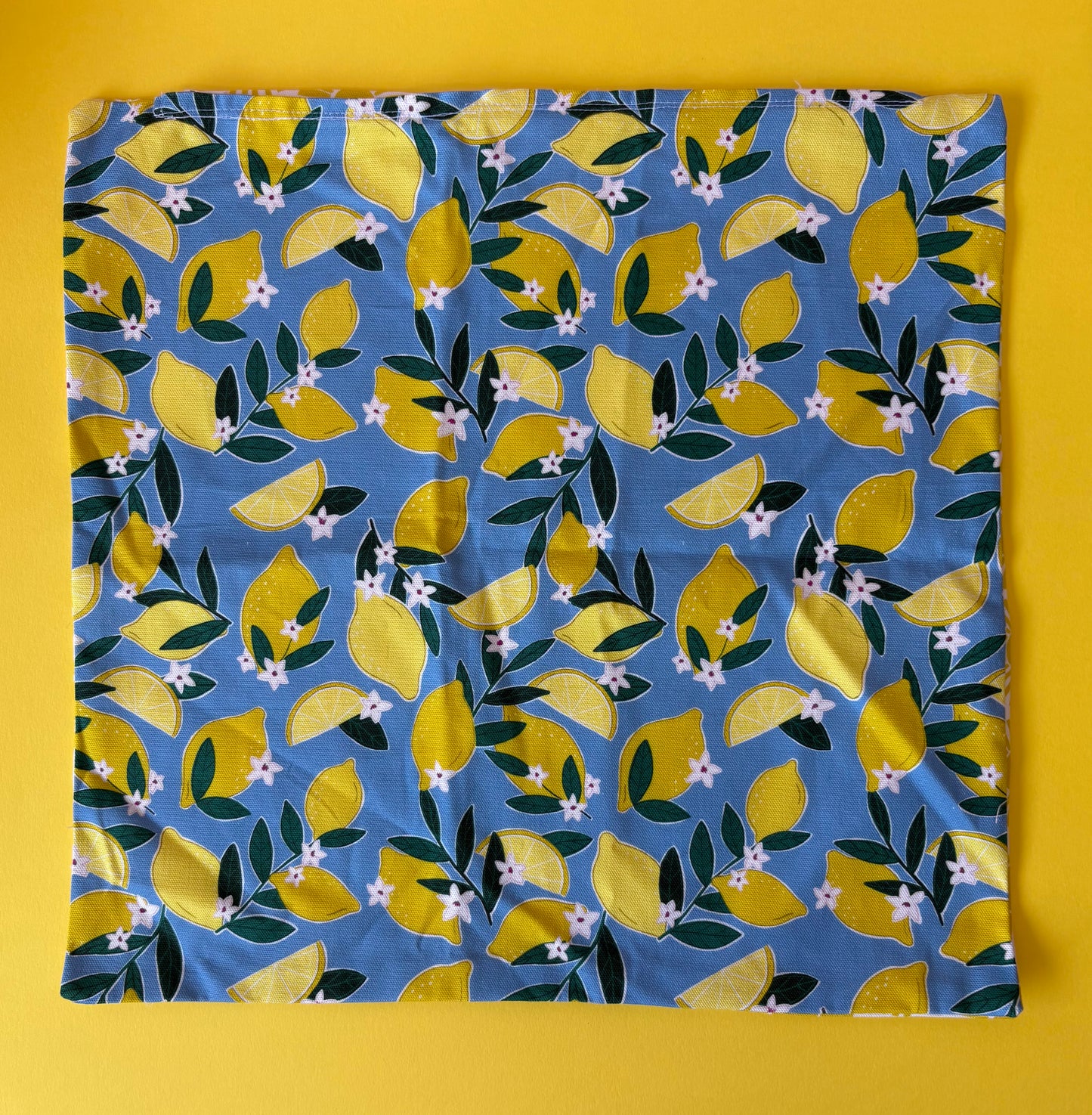 SAMPLE Lemons & Sunshine Cushion Cover