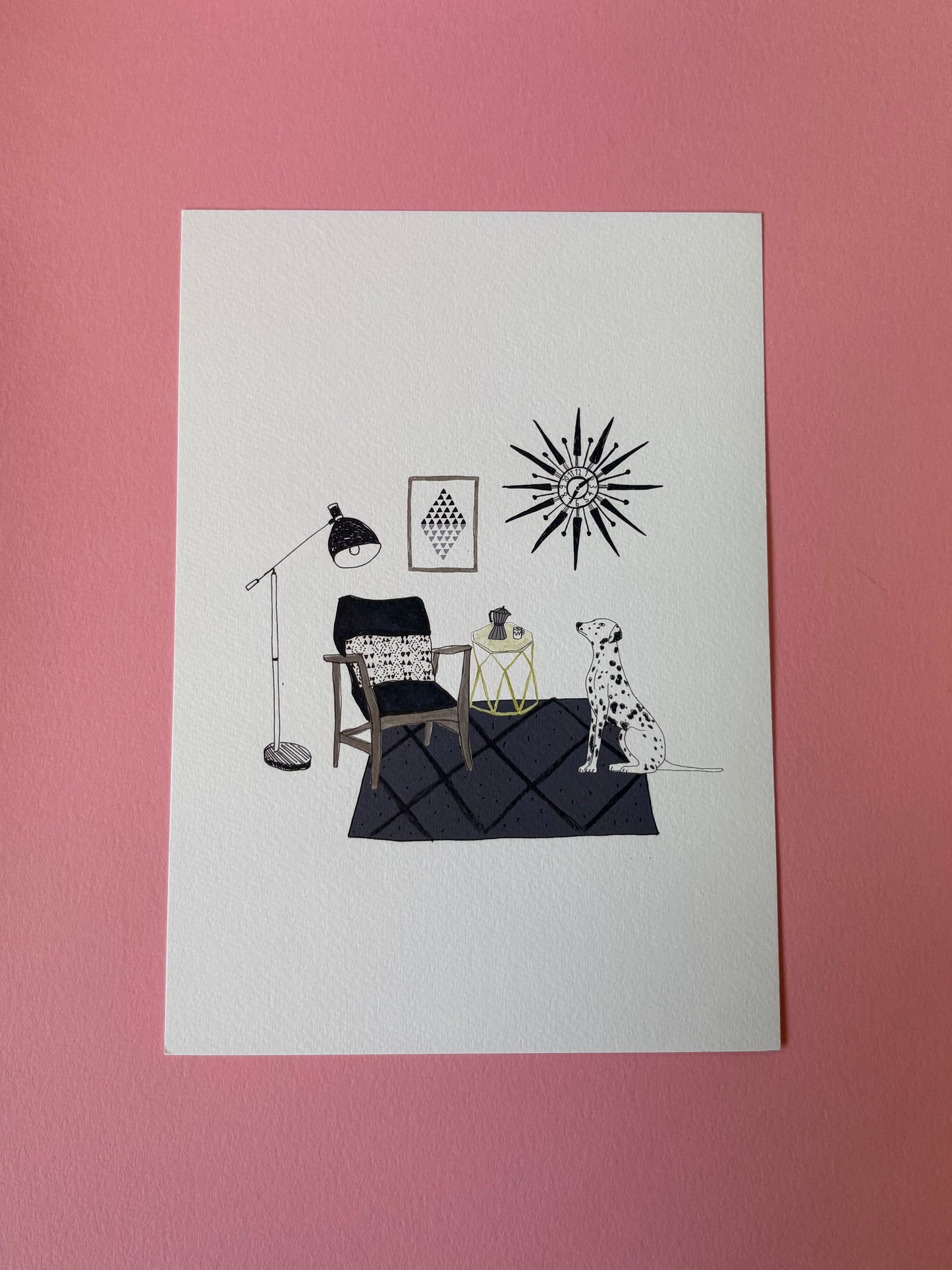 SECONDS A4 DALMATION LIVING ROOM SCENE