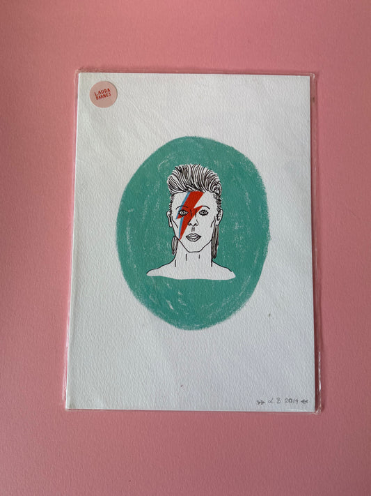 SECONDS A4 DAVID BOWIE PRINT