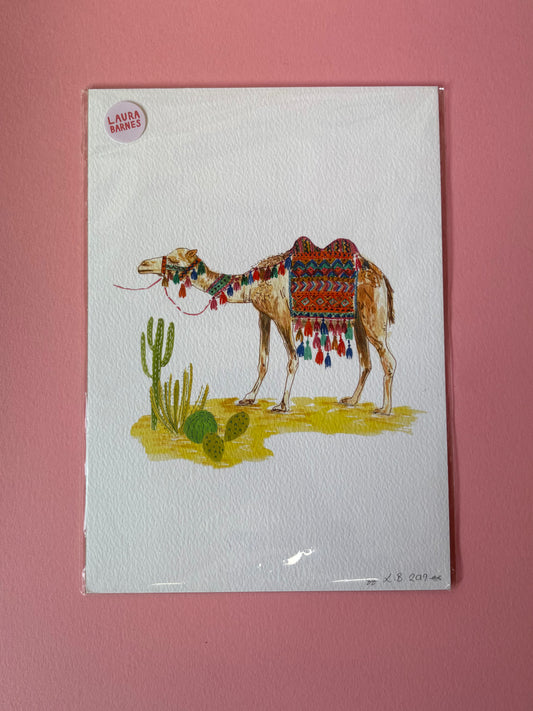SECONDS A4 CAMEL IN THE DESERT