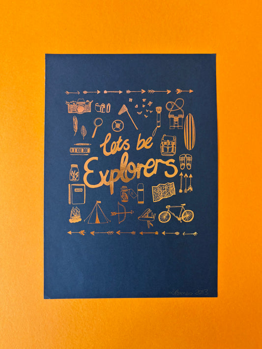 SECONDS FOIL LET'S BE EXPLORERS