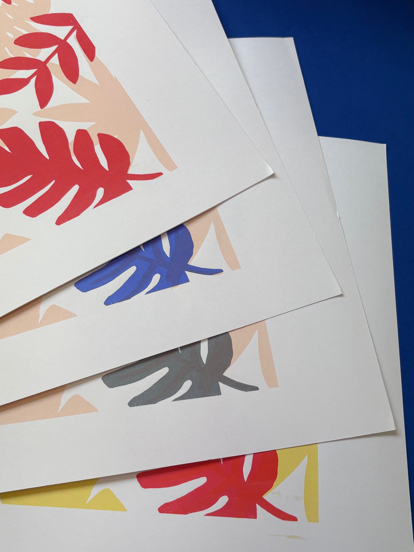 SECONDS JUNGLE LEAVES SCREEN PRINT A3