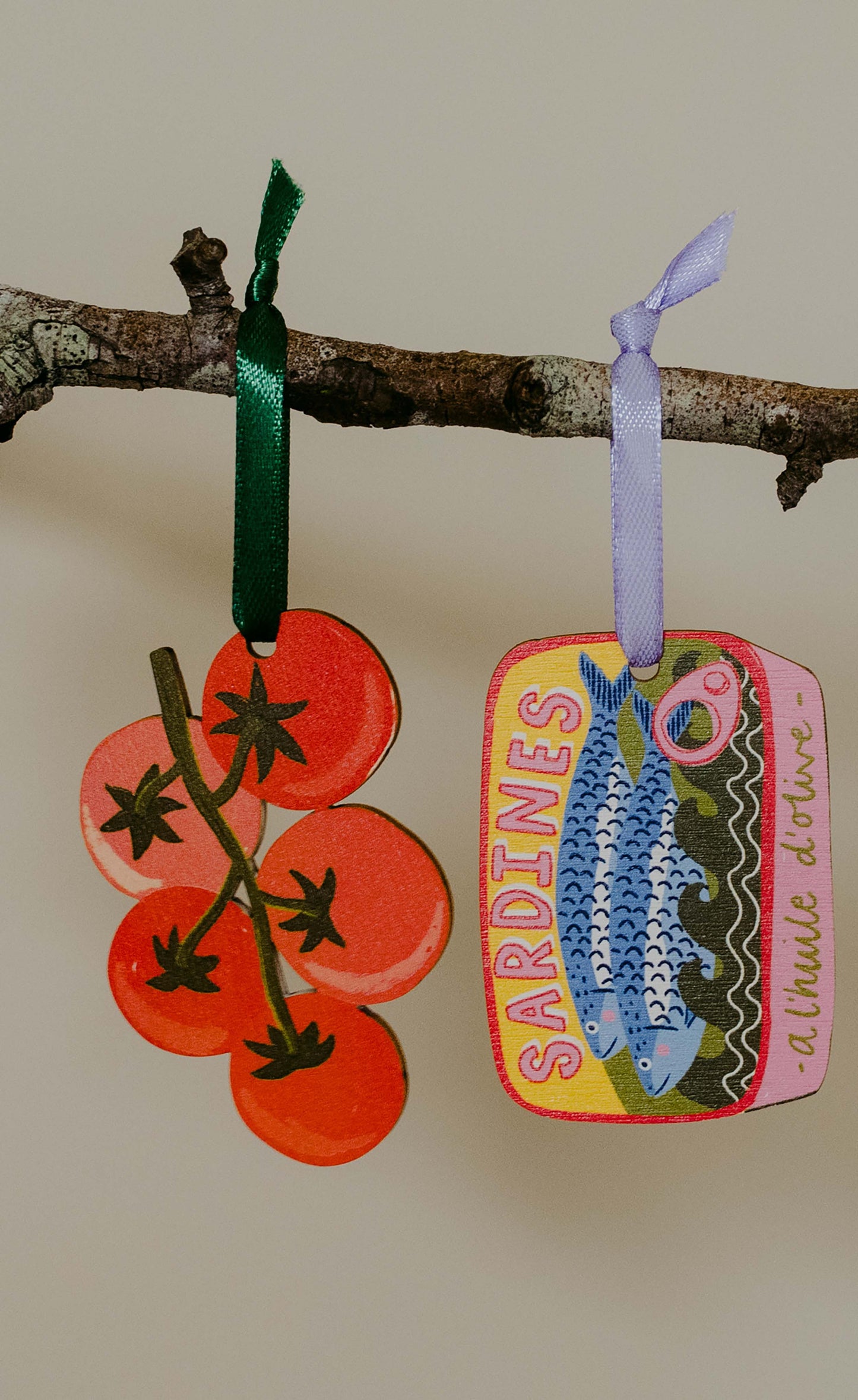 Tomatoes Wooden Decoration