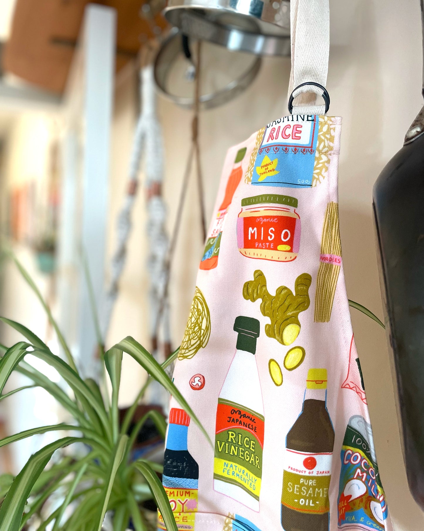 Asian ingredients Organic Cotton Apron