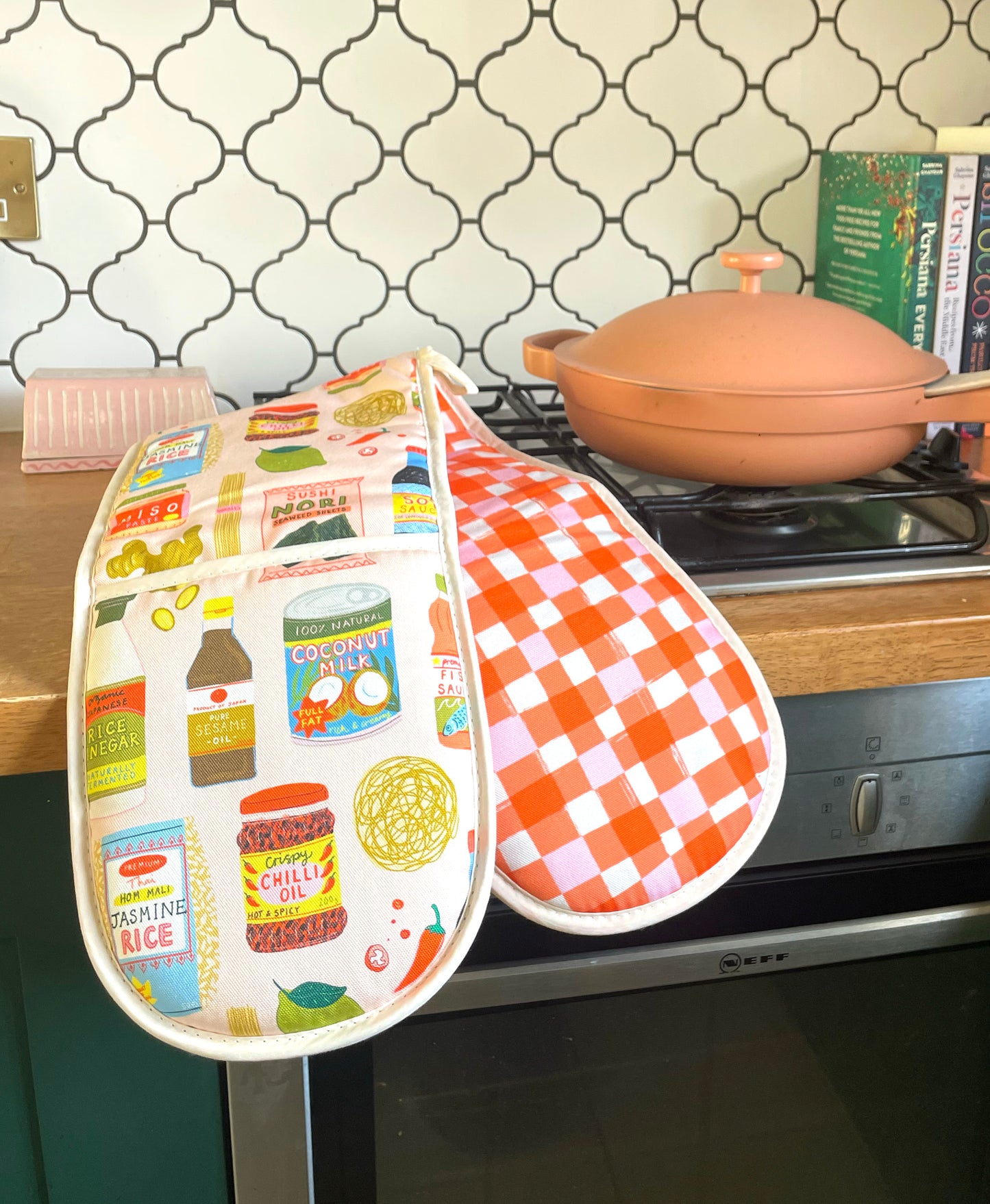 Asian Ingredients Organic Cotton Oven Gloves