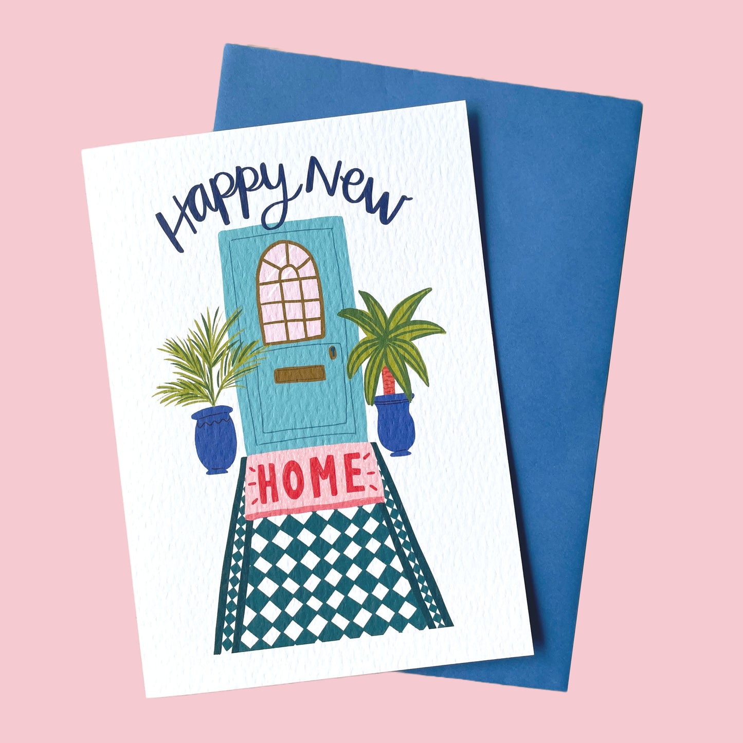Carte de bienvenue pour une nouvelle maison