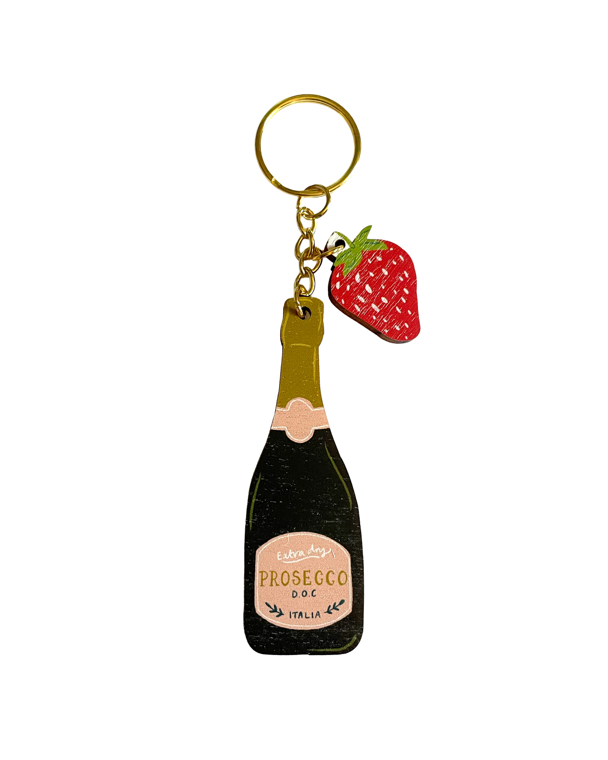 Prosecco Keychain