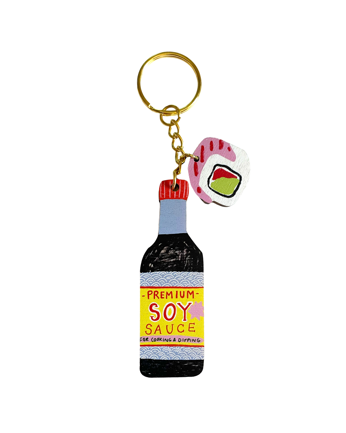 Soy Sauce Keychain