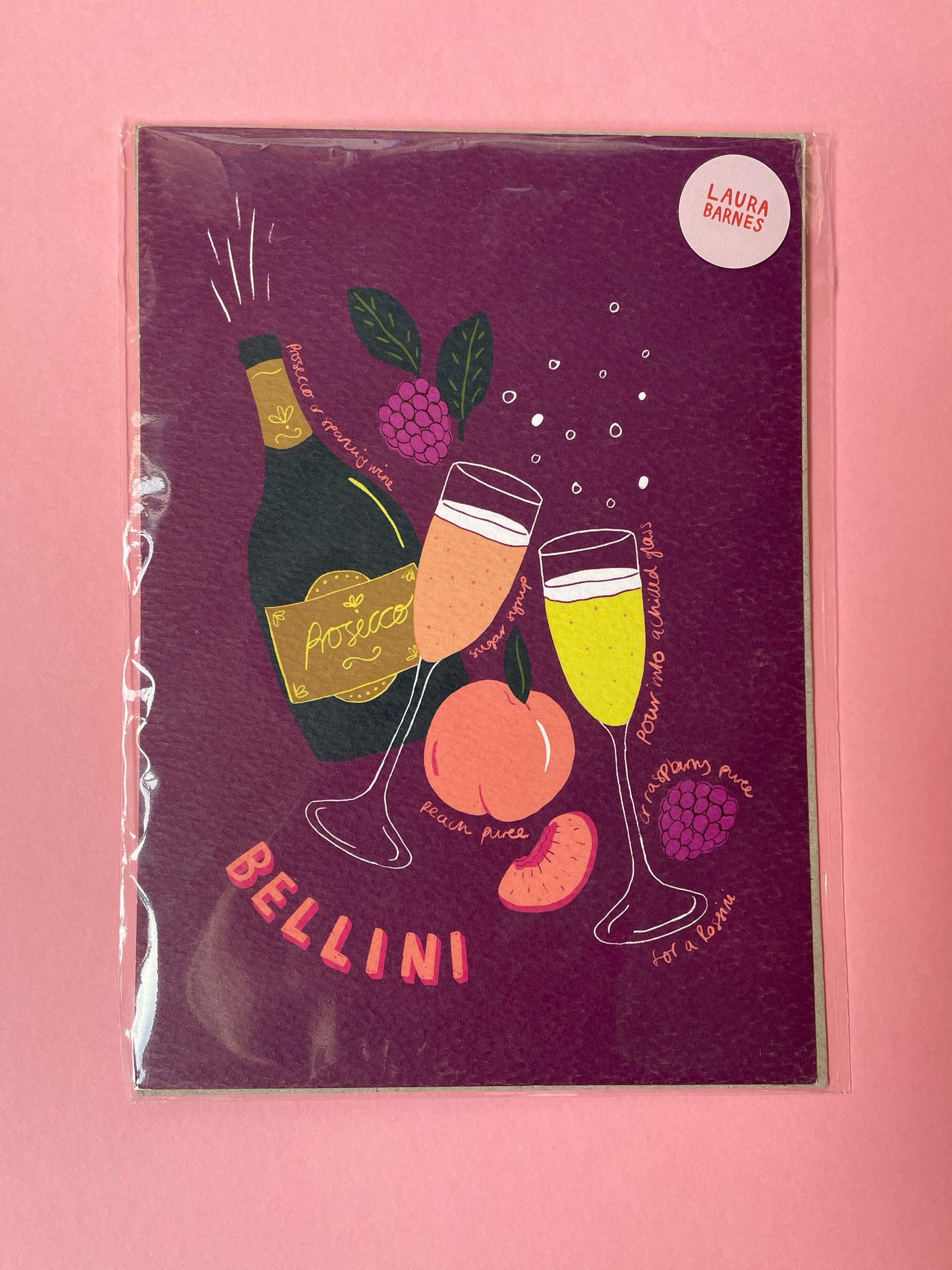 SECONDS Bellini Print A5 Size