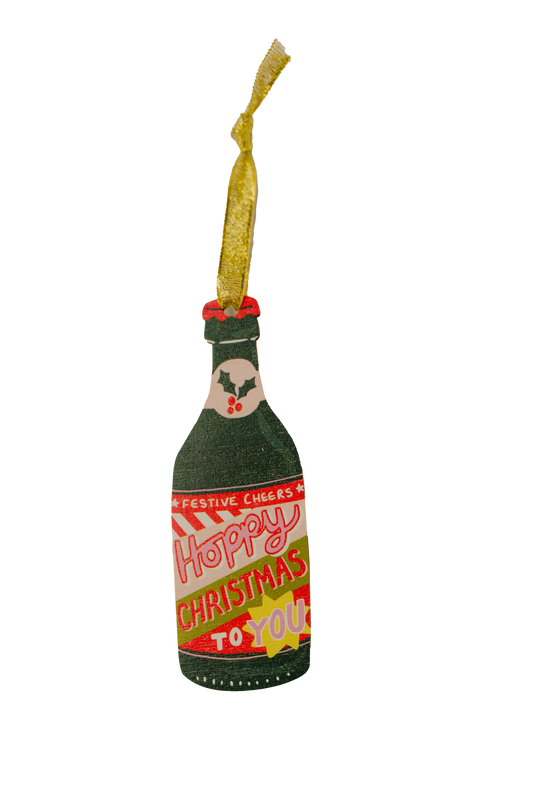 Beer Bottle Christmas Decoration