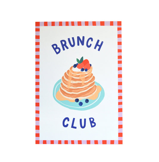 SECONDS Print Brunch Club Pancakes A4 Size