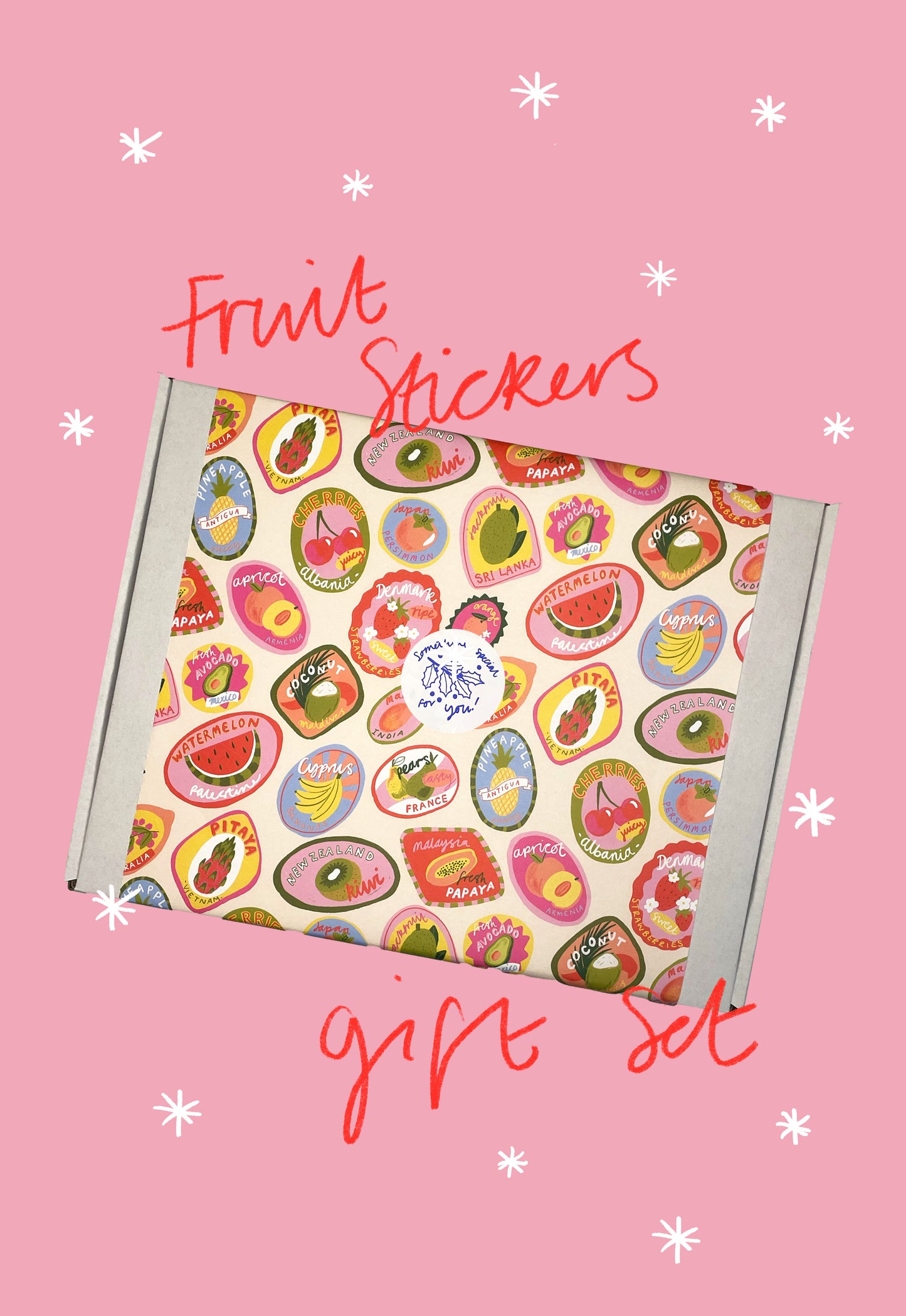 Fruit Stickers Gift Set