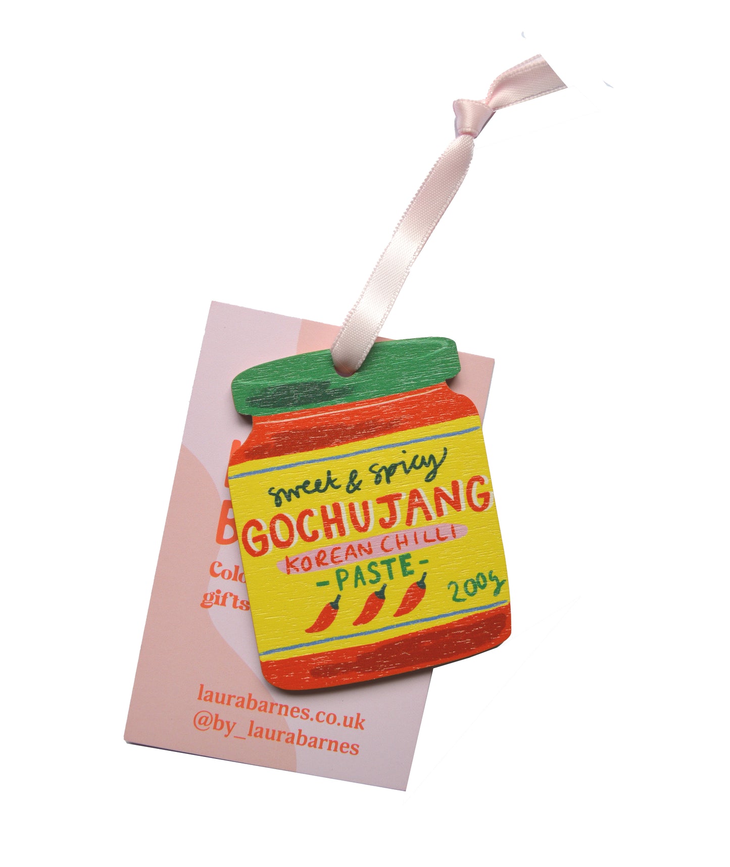Gochujang Wooden Decoration