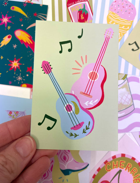 SECONDS Guitars Mini Print