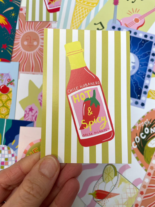 SECONDS Hot Sauce Mini Print