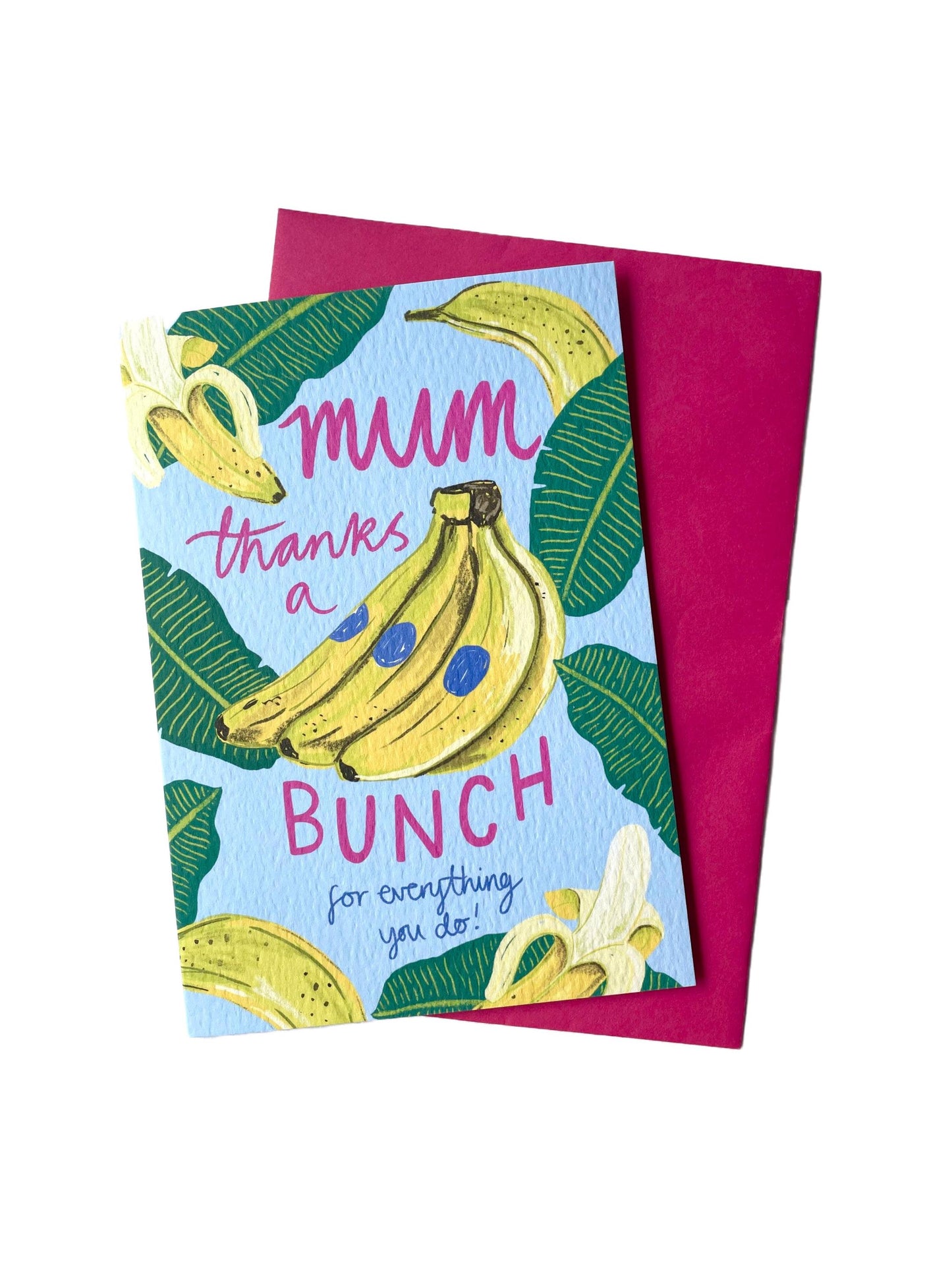 Mum thanks a bunch bananas Mother&#39;s Day Card