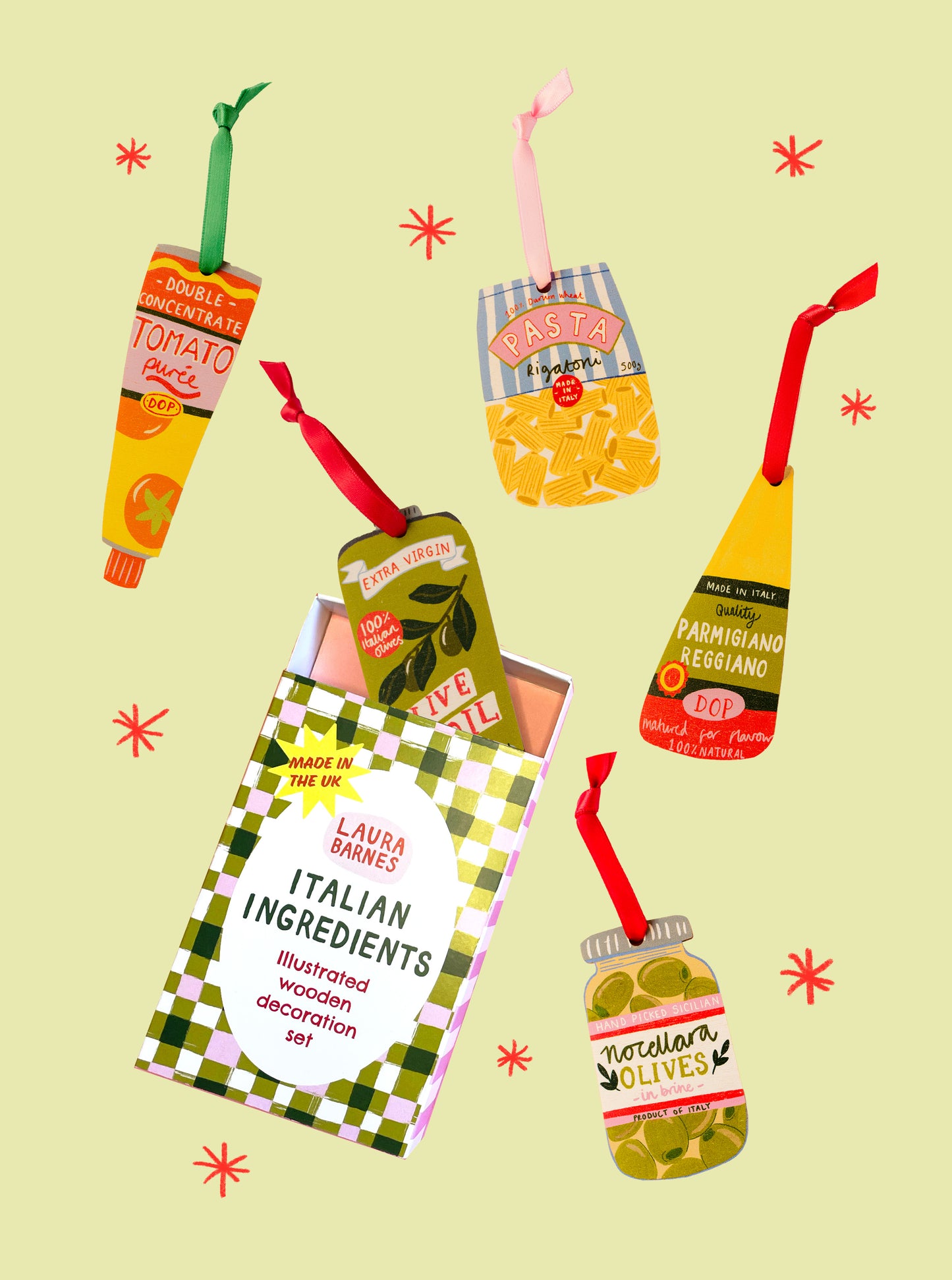 Italian Ingredients Decoration Gift Set