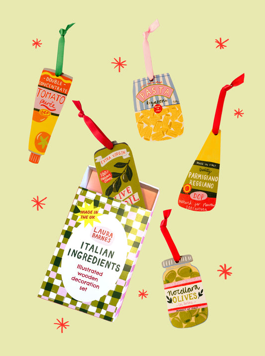 Italian Ingredients Decoration Gift Set