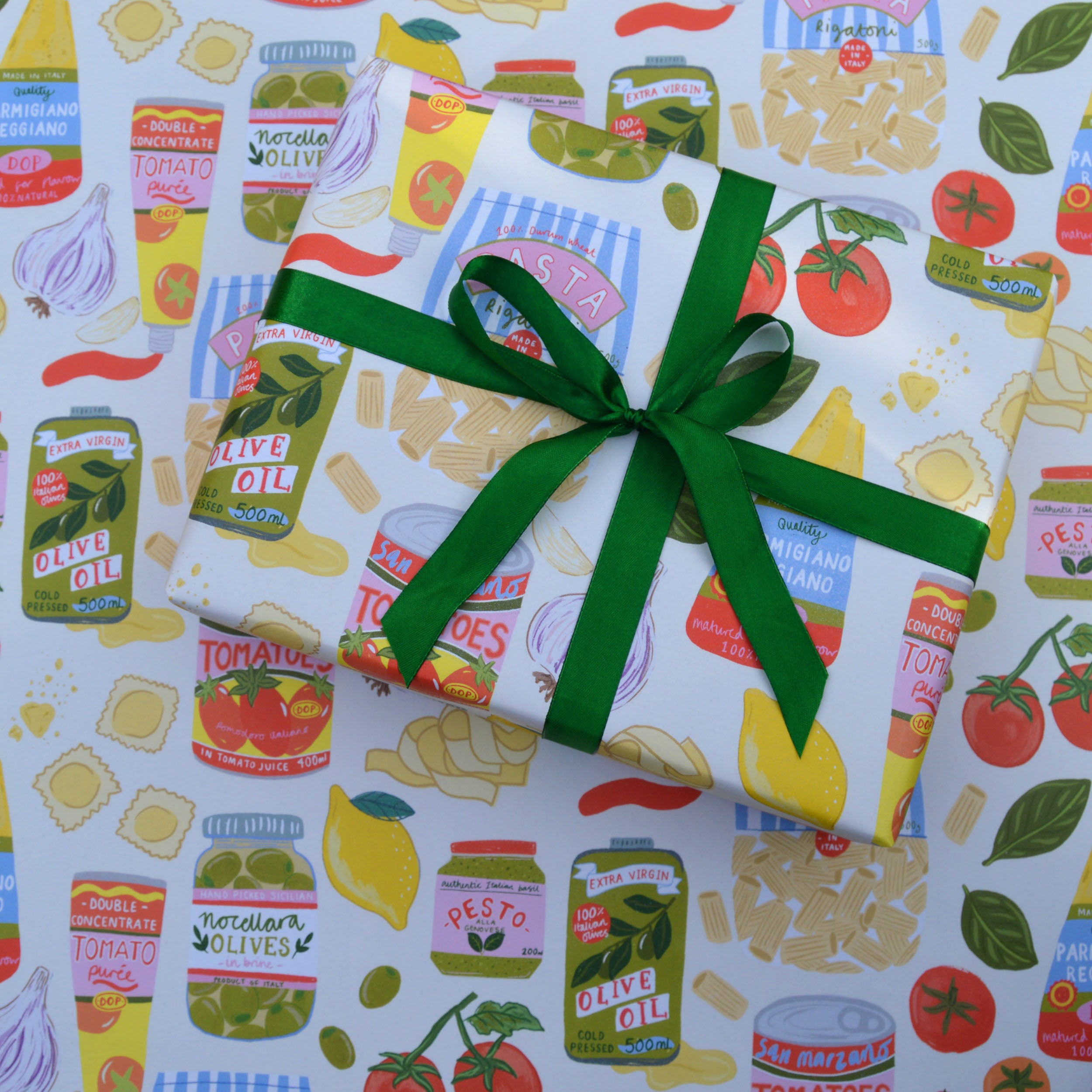 Italian Ingredients Wrapping Paper – Laura Barnes Shop