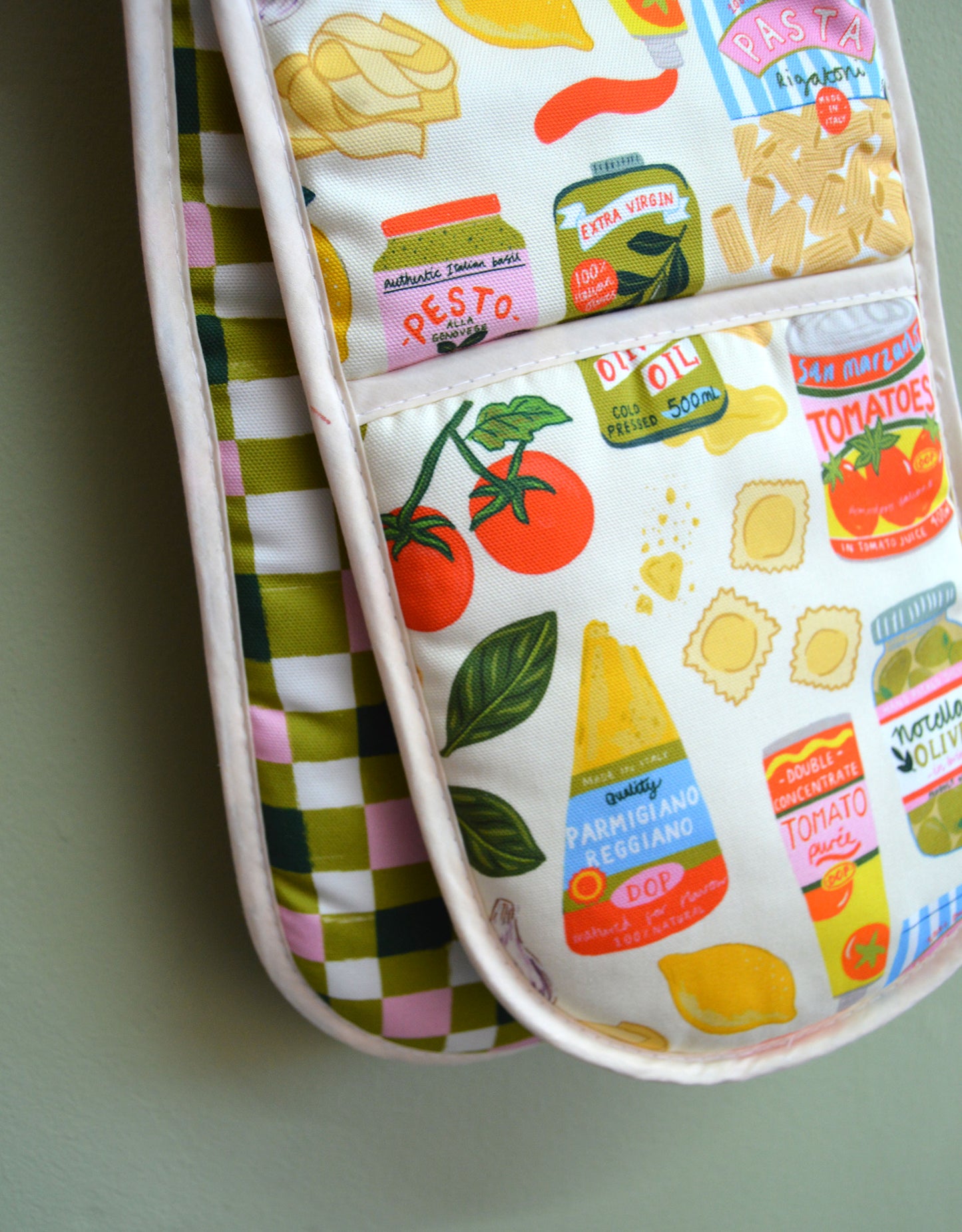 Italian Ingredients Organic Cotton Oven Gloves