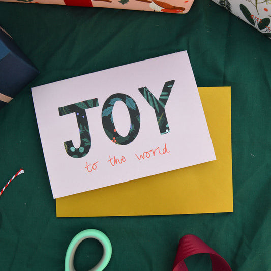 Coffret de cartes de Noël JOY et Joyeaux Noël