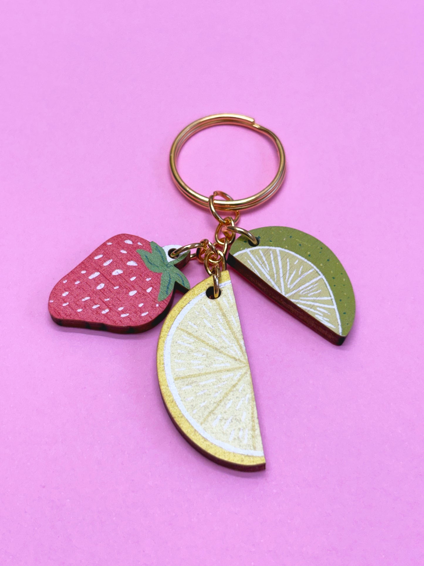 SAMPLE Lemon Trio Keyring