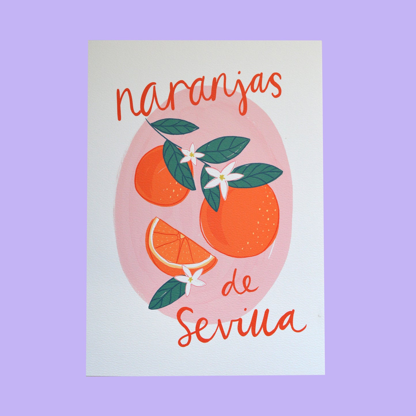 Lámina artística Naranjas de Sevilla