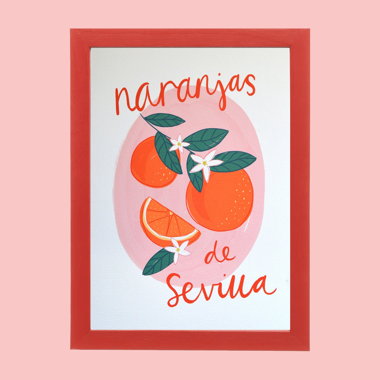 Lámina artística Naranjas de Sevilla