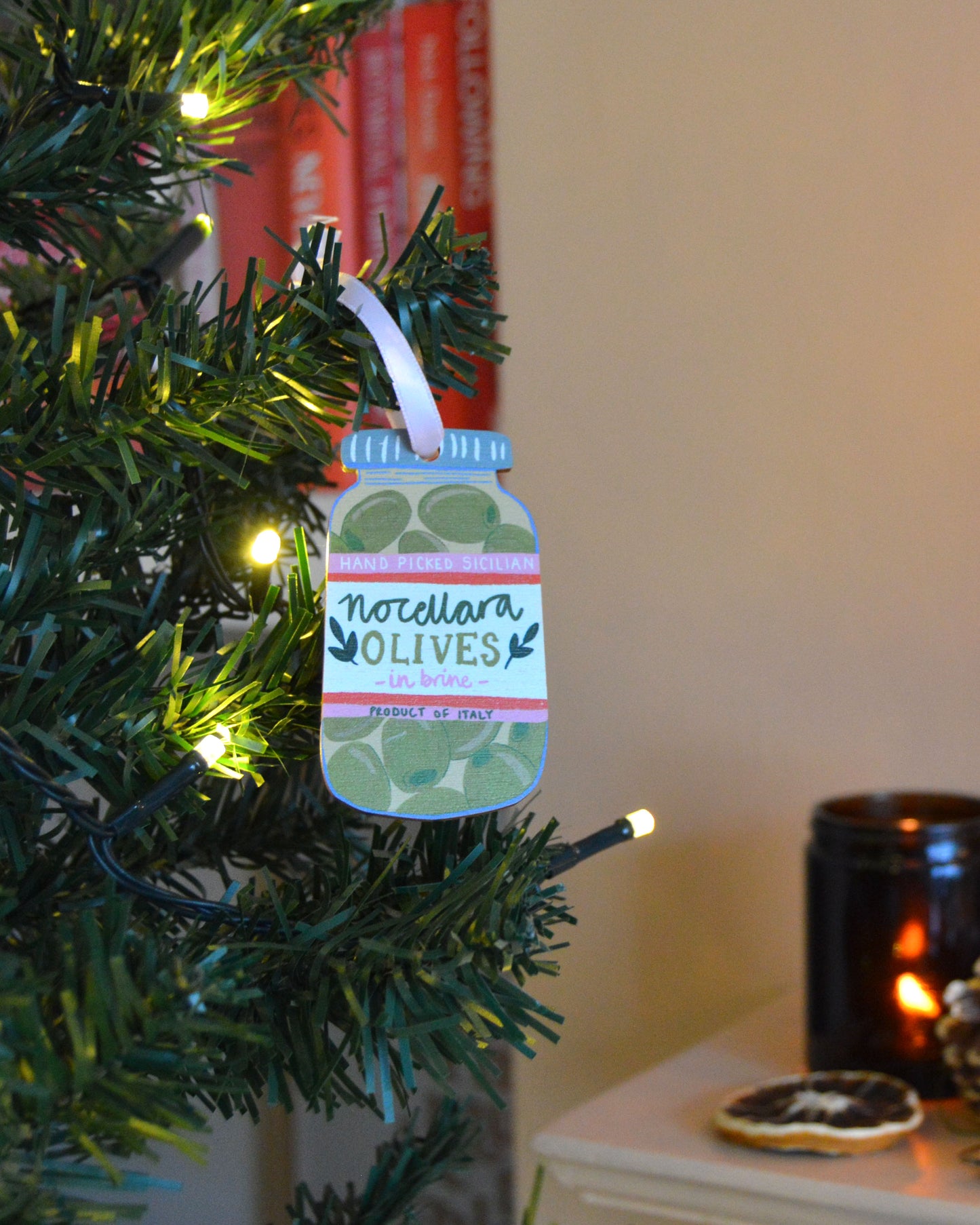 Décoration de Noël aux olives Nocellara