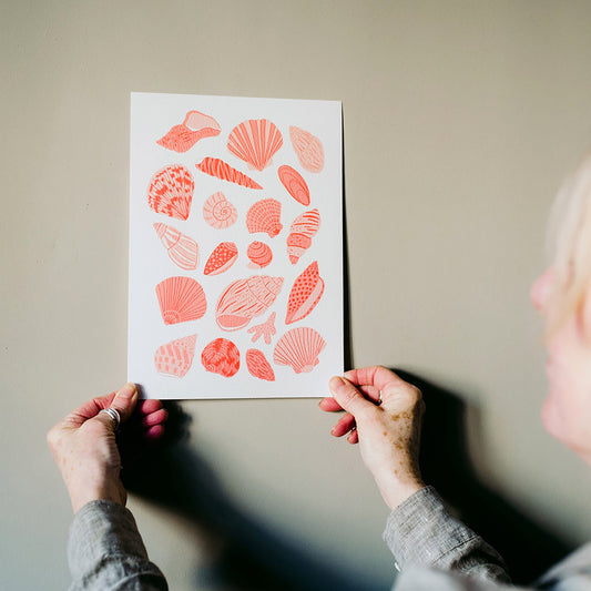 SECONDS Shells Print A4 Size