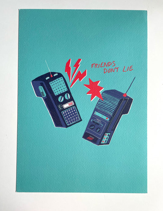 SECONDS Stranger Things Print A4 Size