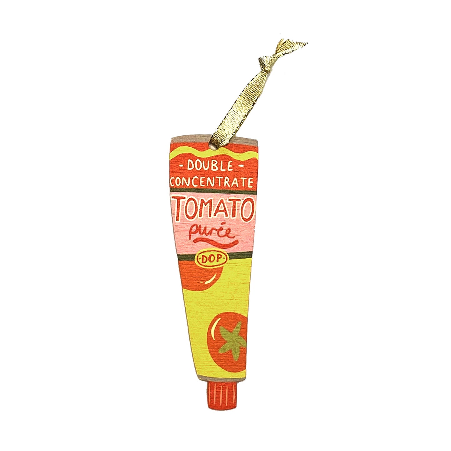 Décoration de Noël à la purée de tomates