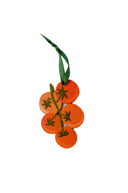 Tomatoes Wooden Decoration